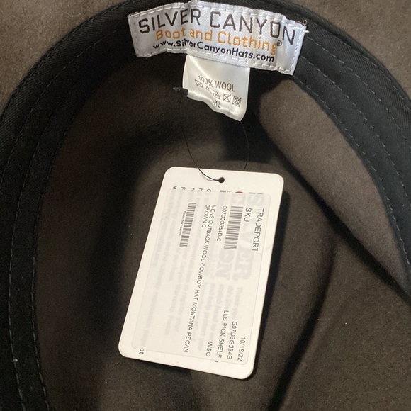 ✨Men’s outback wool cowboy hat Dakota brown shapeable western felt cowboy hat ✨ - Picture 10 of 16